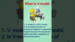 what is v model in software testing #shorts
