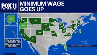 California increases minimum wage in 2026