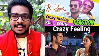 Crazy Feeling Song #REACTION Video | Nenu Sailaja Telugu Movie | #Ram | Keerthy Suresh #DSP | #OYEPK