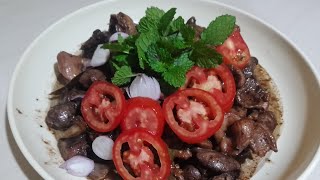 LET'S COOK ADOBONG GIZZARD AND CHICKEN LIVER🔥#cooking