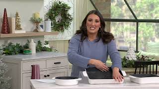 The Rock by Starfrit 3-Pc Nestable Ceramic Bakeware Set on QVC