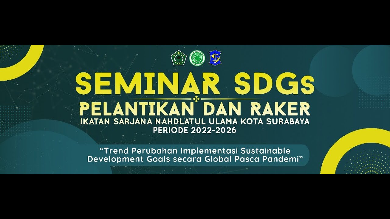 Seminar SDGs Yang Bertajuk Tren Perubahan Implementasi Sustainable ...