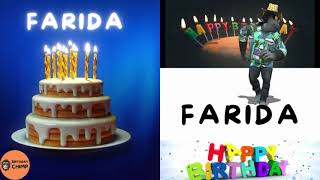 FARIDA Happy Birthday Song and Dance - It's Your Birthday - Happy Birthday to You FARIDA