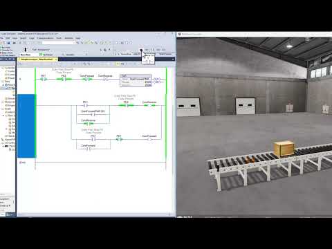 PLC Ladder Logic Basics for Beginners with a Working Conveyor