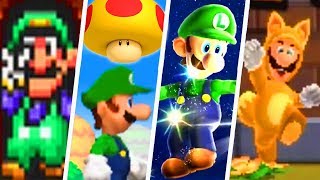 Evolution of Luigi Level Endings in Super Mario Games (1985 - 2018)