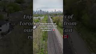 ¿Sabías que trabajamos en la expansión del corredor ferroviario #LakeshoreEast (Canadá)? 🇨🇦