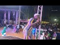 Comedian Richie Obama entertains fans at the AYV Miss University Beauty Pageant - Sierra Leone