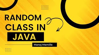 RANDOM CLASS IN JAVA || GENERATE RANDOM NUMBERS || JAVA || JAVA PROGRAMMING
