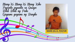 Mang Kiko Chant by Mark Gil O. Postor