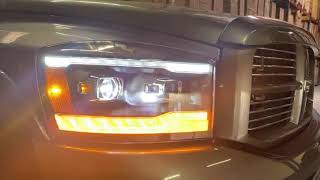 2006 Ram AlpahRex Headlight demonstration