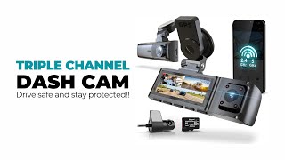 RexingUSA R316 Triple Channel Dash Cam: Ultimate Car Surveillance!