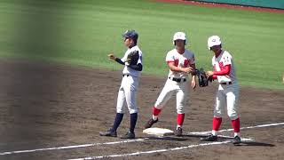 2018/4/29　西和清陵vs智辯学園　４回裏　智辯学園(１－６)