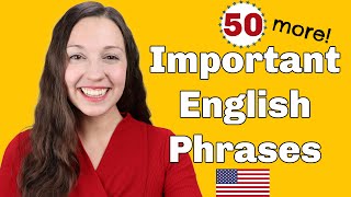50 Important English Expressions for daily conversation