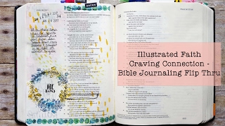 Illustrated Faith Craving Connection - Bible Journaling Flip Thru