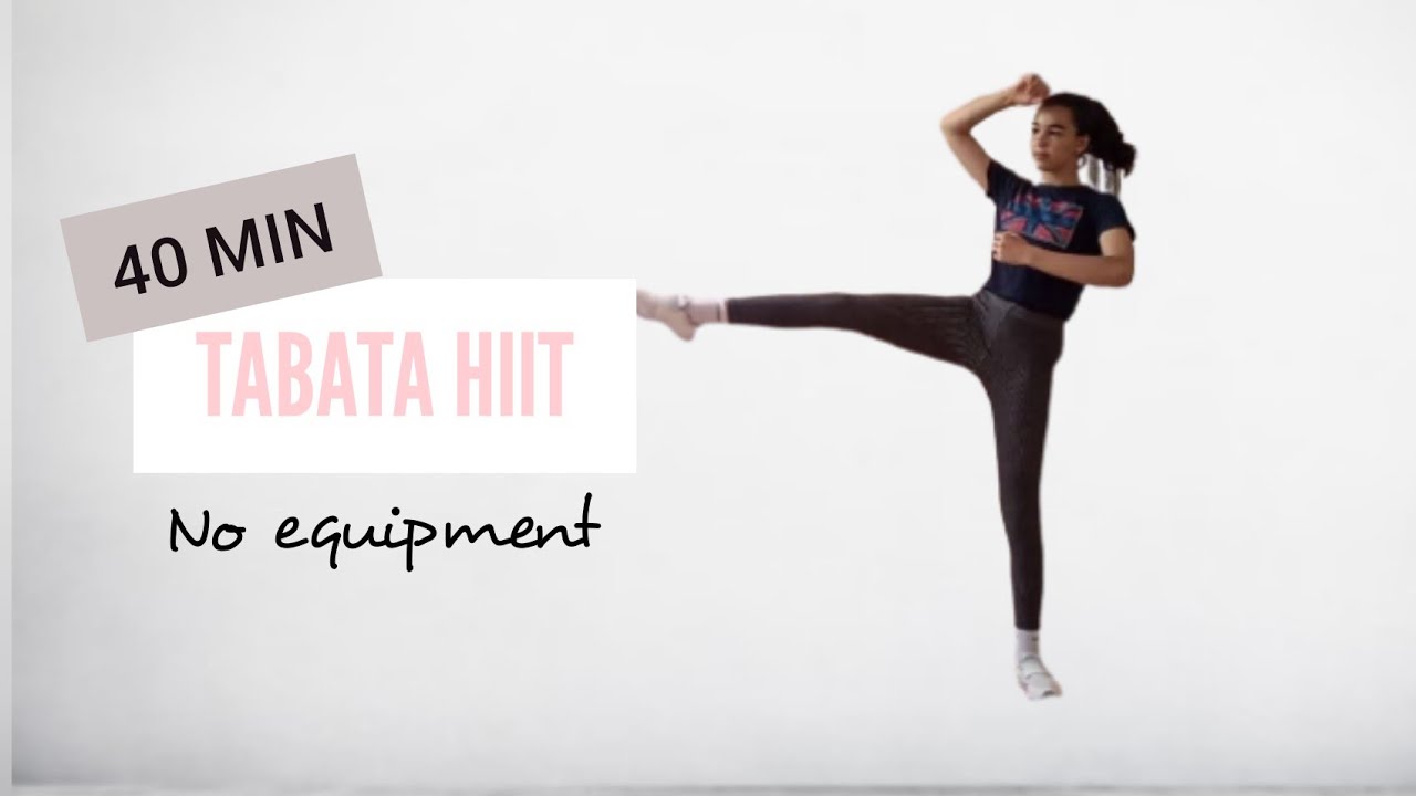 40 MINUTE TABATA HIIT WORKOUT - NO REPEAT - AT HOME - CALORIE AND FAT ...