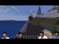 تحدي حياة الأغنياء vs حياة القرية في ماينكرافت minecraft