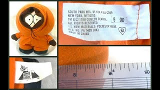 South Park Kenny 9in Plush Soft Toy Stuffed Doll 1998 Comedy Central Fun 4 All