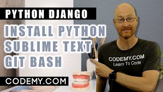 Install Coding Tools - Python Django Dentist Website #2
