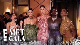Karlie Kloss, Imaan Hammam & Anok Yai Wear Custom Swarovski | 2024 Met Gala
