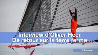 Vendée Globe - Interview d'Oliver Heer, arrivé aux Sables-d'Olonne