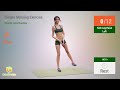 25 min simple morning exercise – daily weight loss workout routine