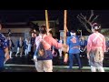 10月18日　前夜祭　帰還時の踊り　【玄通組／令和6年度大麻神社例大祭／茨城県行方市麻生地区】