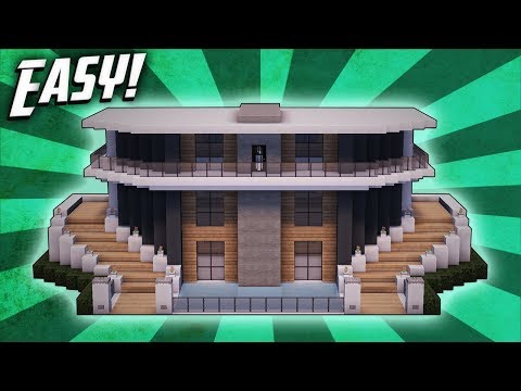 Minecraft: How To Build A Modern Mansion House Tutorial (#23) Minecraft: How To Build A Modern Mansion House Tutorial (#23)