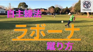 だれでもラボーナが蹴れるようになる動画【サッカー自主練法】#18