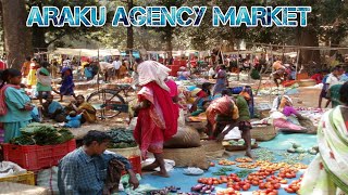 Everyone living in tribal ruralareas come to this Araku AgencyMarket for their essential commodities