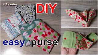 DIY簡易三層錢包how to sew a simple purse/card holder-手作教學sewing handmade tutorial