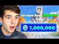 Epic UNBANNED My 1,000,000 VBUCKS Account.. (Fortnite)