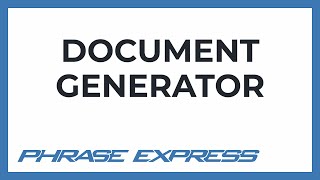 Document Generator