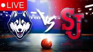 UConn vs State John's LIVE | Men Basketball 2025