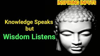 ☑️ Silence Yourself ☑️Buddha Quotes on Calm & Peace by INSPIRING INPUTS