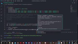 Making a simple animation of a simple pendulum using VPython.