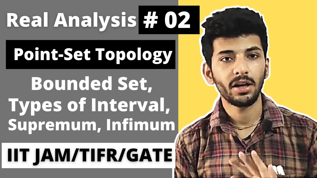 Real Analysis 02 | Bounded Set, Intervals, Supremum, Infimum | Point ...