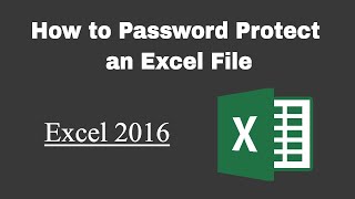 Password Protect Excel File: How to Save a Workbook With a Password