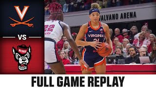 Virginia vs. NC State Full Game Replay | 2024-25 ACC Women's Basketball