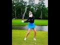 Nelly Korda Driver Swing in Super Slow-Mo,  Face on