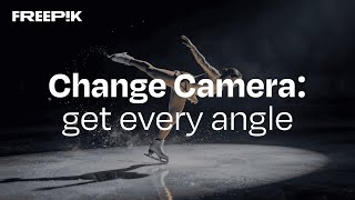 Change Camera view in image with AI