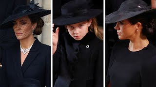 Queen Elizabeth's Funeral: How Kate Middleton, Princess Charlotte & Others Paid Tribute With Jewelry