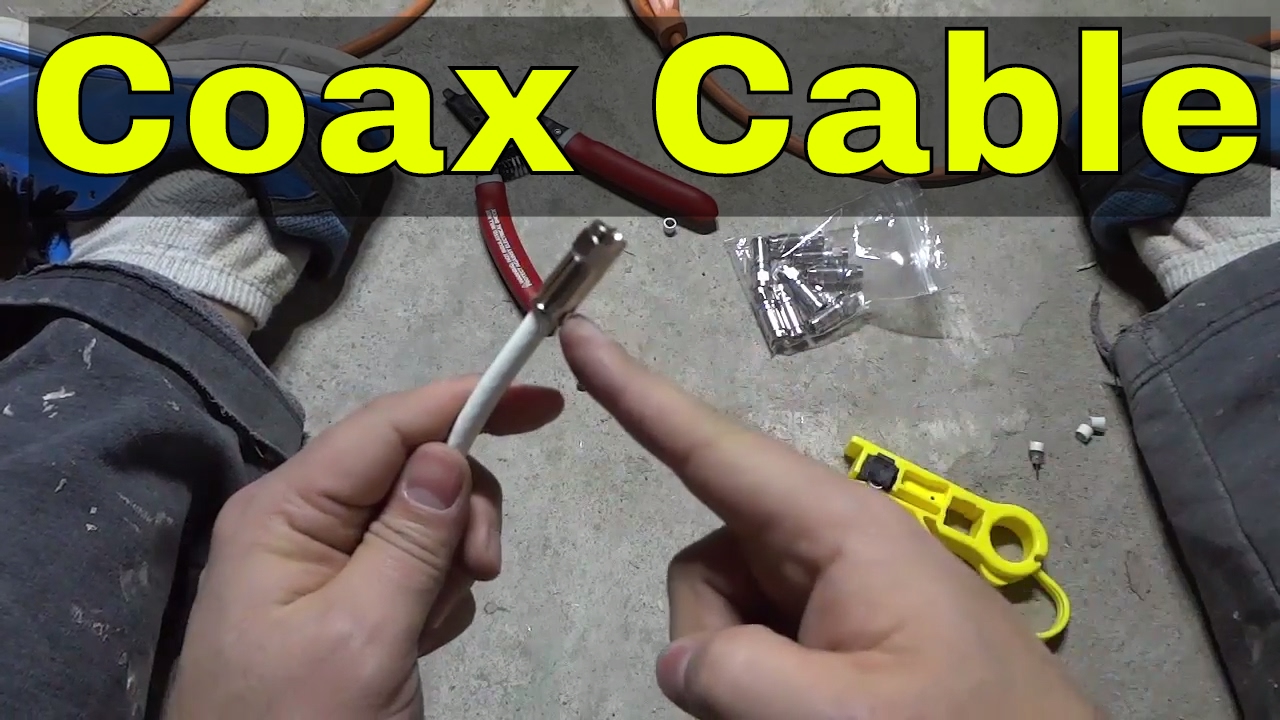 How To Fit Coax Cable Connectors