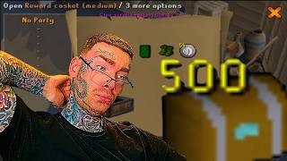 This Method is Amazing For Obtaining Masters! Loot From 500 Medium Clues (OSRS)