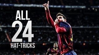 Lionel Messi All 24 La Liga Hat Tricks 2015 HD