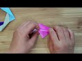 쉬운 별 액자 종이접기 색종이 별 모빌 접기 easy origami star. paper crafts.