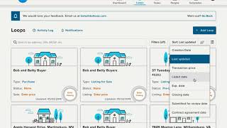 Overview of "My Loops" responsive platform
