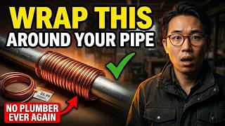 Wrap Copper Around Your Water Pipe ONCE — Never Pay a Plumber Again