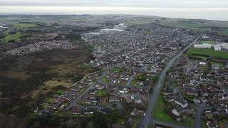 South of Portlethen, heading north towards Portlethen Retail Park Aberdeenshire.