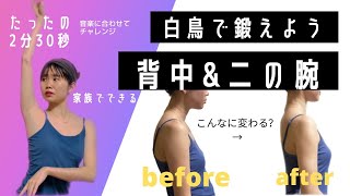 【美背中】【二の腕引き締め】かなり効果あり！！体幹お姉さん飯田朝世