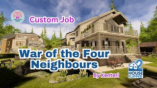 House Flipper 2 | War of the four neighbours  | Before and after | Longplay, No Commentary